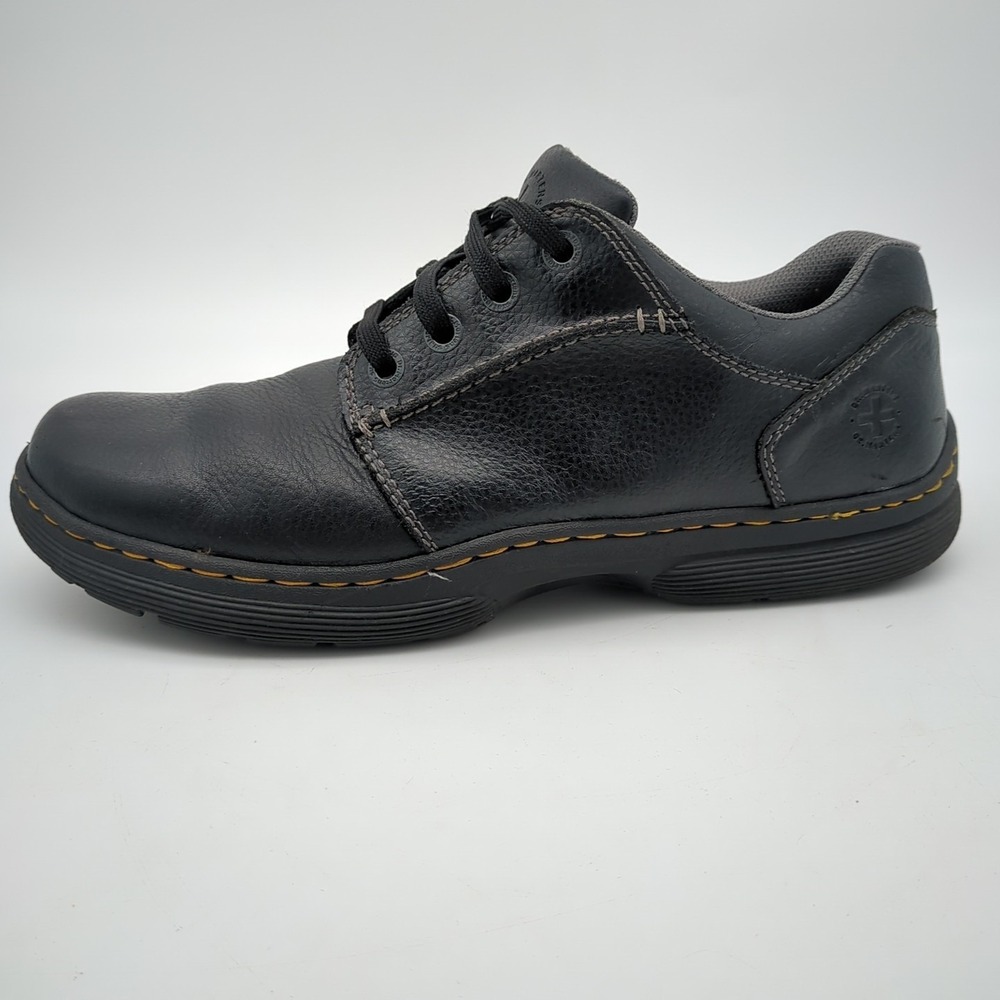 Dr Martens Rockland Shoes Mens 12 Black Pebble Leather Oxford Chunky Goth Grunge